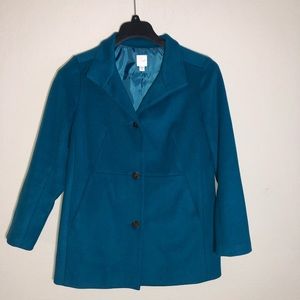 J. Jill Turquoise Coat